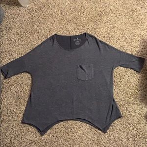 Cropped sleeve SUPER SOFT top